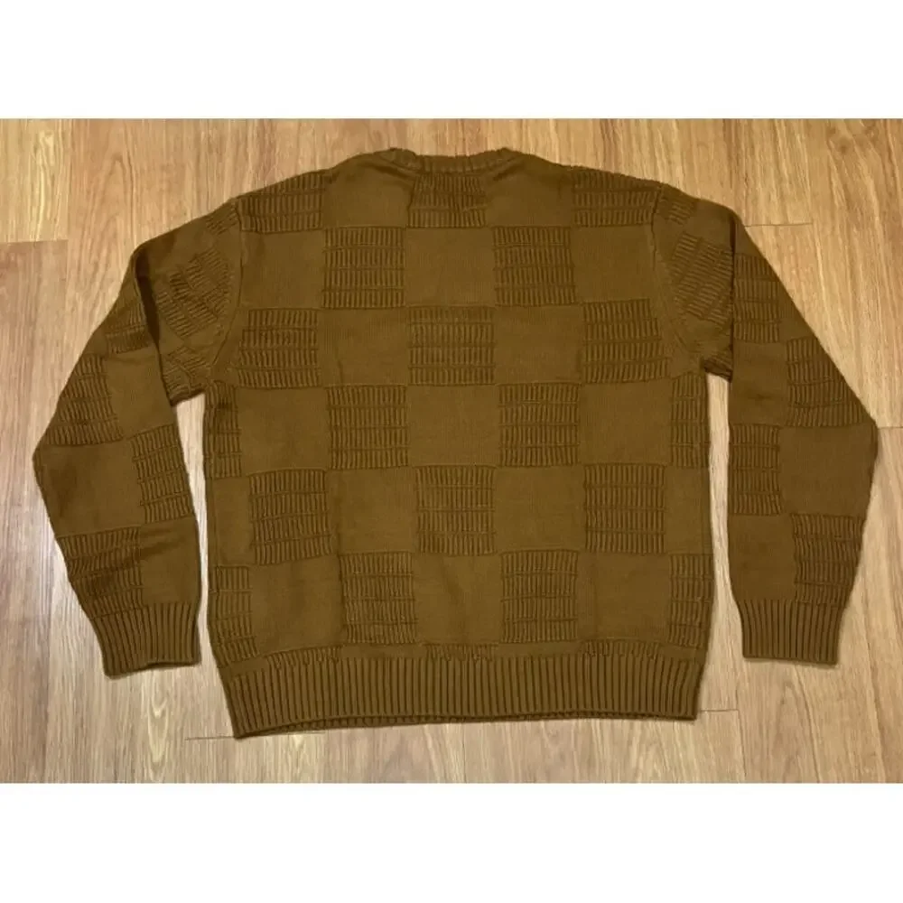 Mode of One Men's Long-Sleeve Relaxed-Fit Sweater French Vicuna Size L